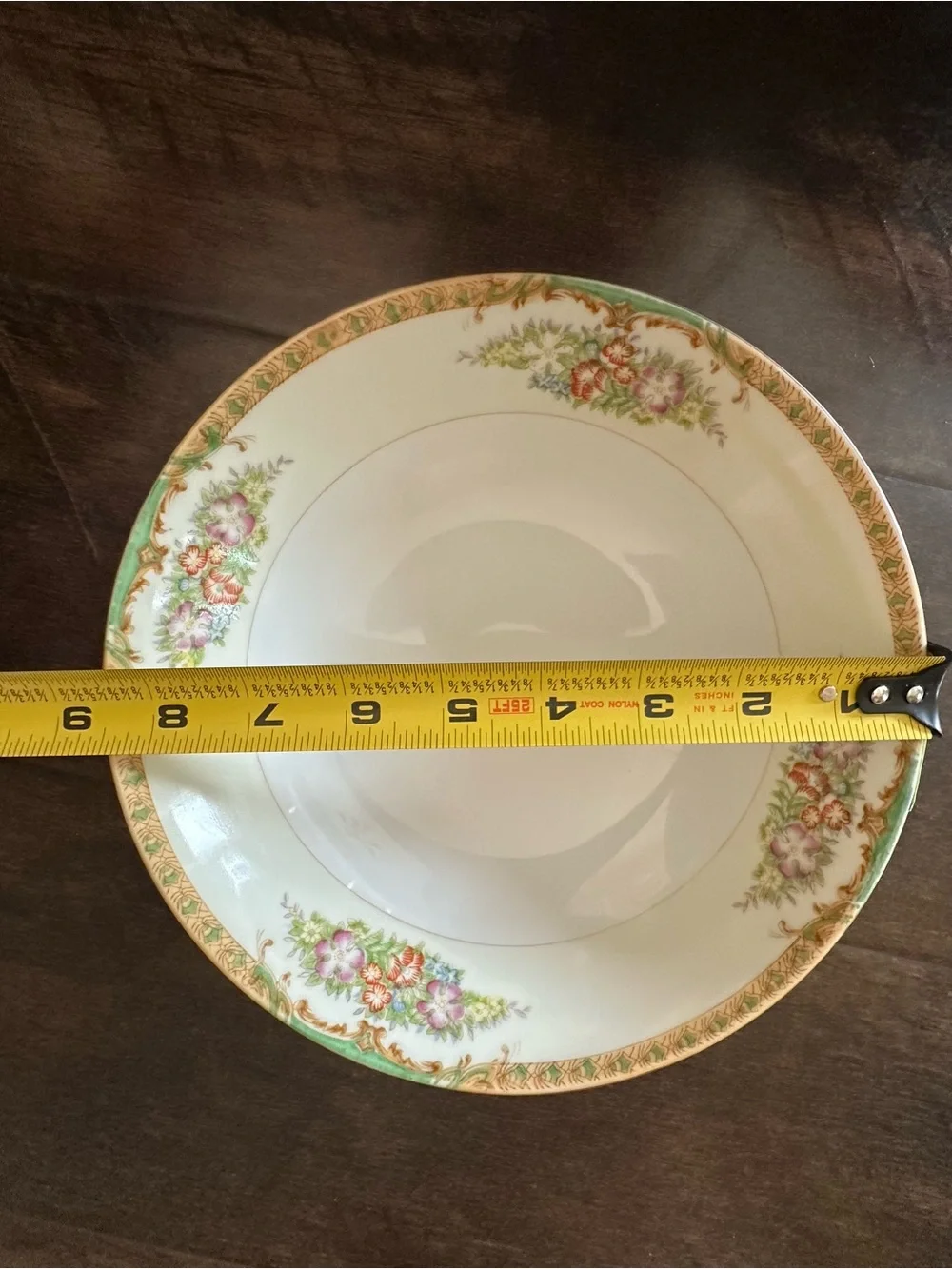 Vintage 1930’s-1940’s Diamond Made in Japan Hand painted bowl